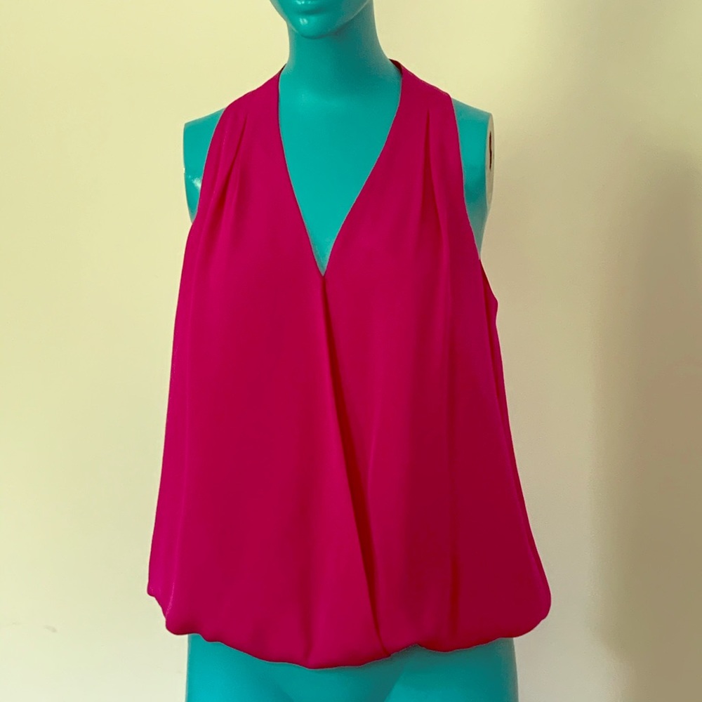 Fuschia blouse
